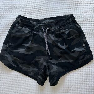 Athleta Girl Gray Camouflage Shorts